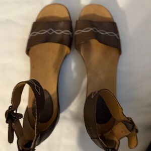 Brown Leather Women's Sandals